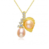 Colier din Argint 925 Sparkling Pink Pearl