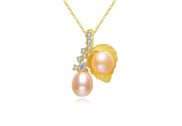 Colier din Argint 925 Sparkling Pink Pearl
