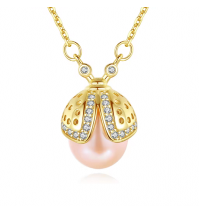 Colier din Argint 925 Ladybug