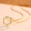 Colier din Argint 925 Shining Crystals Hexagon