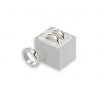 Set doua Inele Servetele Argintate Fine Crystal