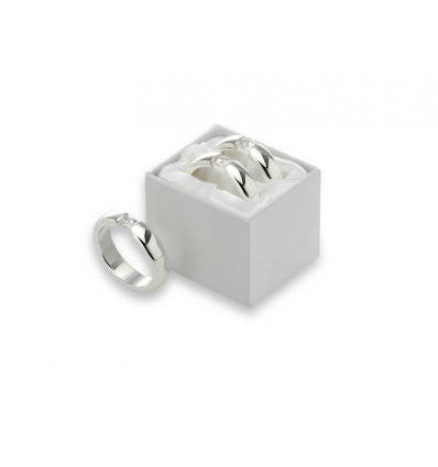 Set doua Inele Servetele Argintate Fine Crystal