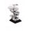 Statueta argintata pe suport de lemn pentru bauturi fine Snake by Chinelli