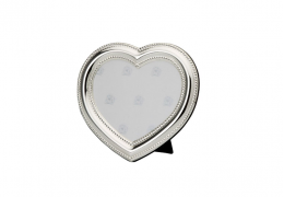 Rama foto Argintata 10*10 cm "Love is in the Air"