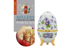 Caseta bijuterii Ou Faberge "Violets Bouquet"