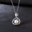 Colier din Argint 925 Silver Twisted Shiny Pearl
