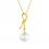 Colier din Argint 925 Golden Knotted Bow