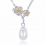 Colier din Argint 925 White Flowers Bouquet
