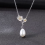 Colier din Argint 925 White Flowers Bouquet