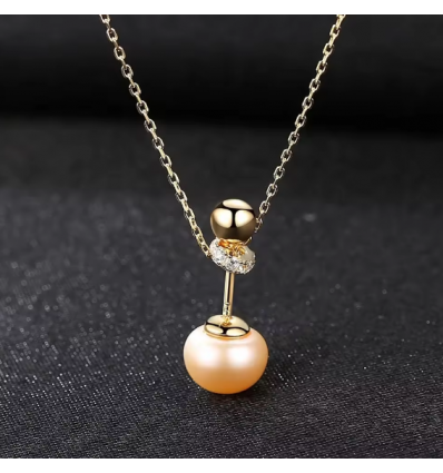 Colier din Argint 925 Gold Magim Ball