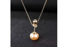 Colier din Argint 925 Peach Magic Ball