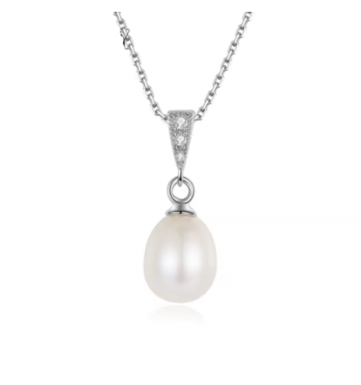 Colier din Argint 925 Shining White Beauty