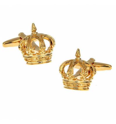 Butoni de camasa Vintage Gold Crown