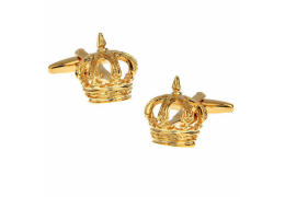 Butoni de camasa Vintage Gold Crown