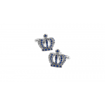 Butoni de Camasa Royal Blue Crown