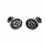 Butoni de camasa Oval Black Pattern