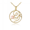 Colier din Argint 925 Soft Pink Embrace