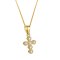 Colier din Argint S925 Golden Little Cross