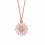Colier din Argint 925 Pink Daisy