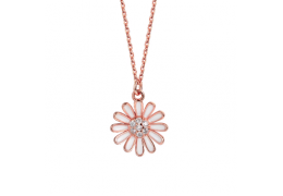 Colier din Argint 925 Pink Daisy
