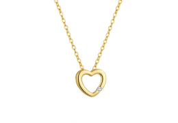 Colier din Argint 925 Golden Little Heart