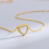 Colier din Argint 925 Golden Little Heart