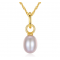 Colier din Argint 925 Golden Pearl Essence