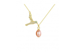 Colier din Argint 925 Pearl and Wings