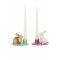 Set Suport Lumanare "Springtime Charming Bunny"