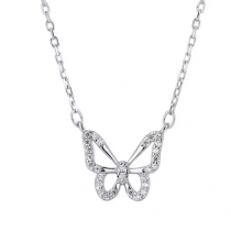 Colier din Argint 925 Silver Charm Butterfly