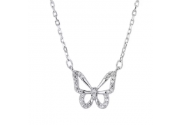 Colier din Argint 925 Silver Charm Butterfly