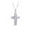 Colier din Argint 925 Silver Crystal Cross