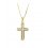 Colier din Argint 925 Shining Gold Cross