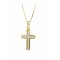 Colier din Argint 925 Shining Gold Cross