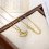 Colier din Argint 925 Gold Charm Leaf