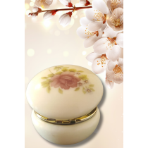 Cutie de bijuterii din Alabastru Vintage Spring Rose