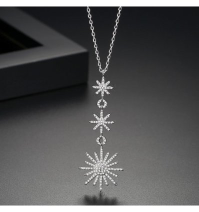 Colier decorat cu cristale Aurora Starfall