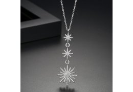 Colier decorat cu cristale Aurora Starfall