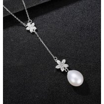 Colier din Argint 925 Silver Bloom Pearl