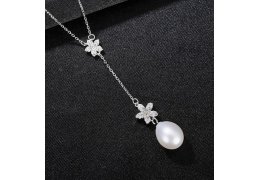 Colier din Argint 925 Silver Bloom Pearl
