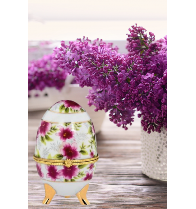 Caseta Ou Faberge din Portelan 