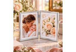 Rama foto Argintata, Dubla Silver Memories, 10*15 cm