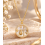 Colier din Argint 925 placat cu aur, Zodia Balanta