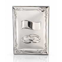 Placuta Argintata Decorativa Wedding Rings