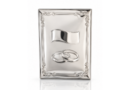 Placuta Argintata Decorativa Wedding Rings