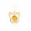 Golden Butterfly – Pandantiv fluture cu cristal Swarovski, auriu