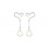 Cercei cu cristale Swarovski "In Love"