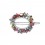 Clama de par cu cristale Swarovski in cerc