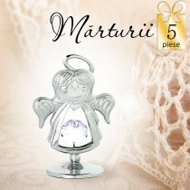 Ingeras cu cristale Swarovski - oferta de 5 marturii