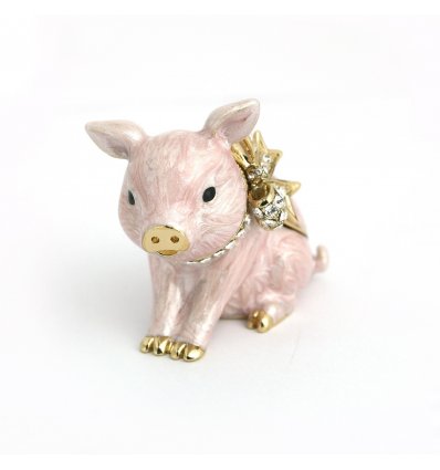 Miss Piggy  - casetuta cu cristale